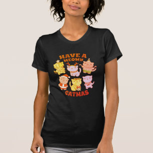 Camiseta Navidad Amante de los Gatos - Que tengas una gatun