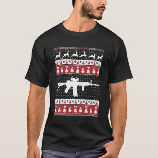 Camiseta Navidad Ar15 Suave Fea Para Navidades