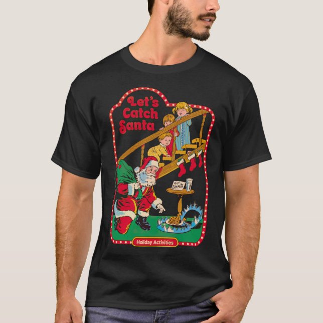 Camiseta Navidad Atrapemos a Santa (Anverso)
