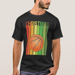 Camiseta Navidad Baloncesto Retro Lindo Grupo Combinación X