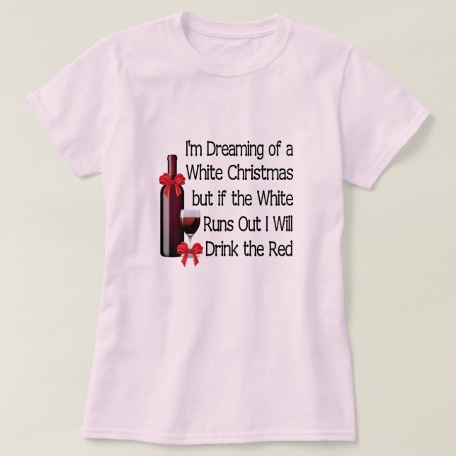 Camiseta Navidad Blanca (Diseño del anverso)