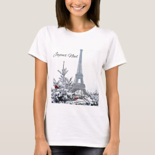 Camiseta Navidad blanco francés