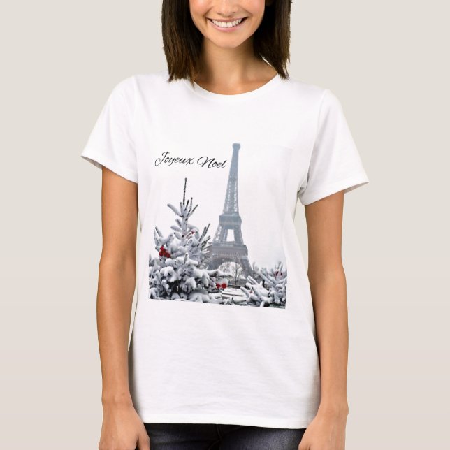 Camiseta Navidad blanco francés (Anverso)