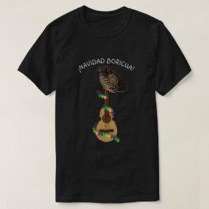 Camiseta Navidad Boricua Cuatro Puertorriqueños