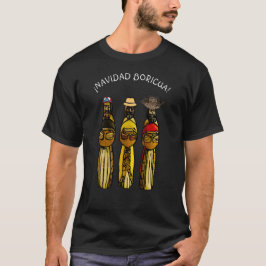 Camiseta Navidad Boricua Puerto Rico reyes magos navidades