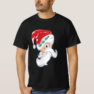 Camiseta Navidad Caprichosa Vintage Ho Ho Ho Santa