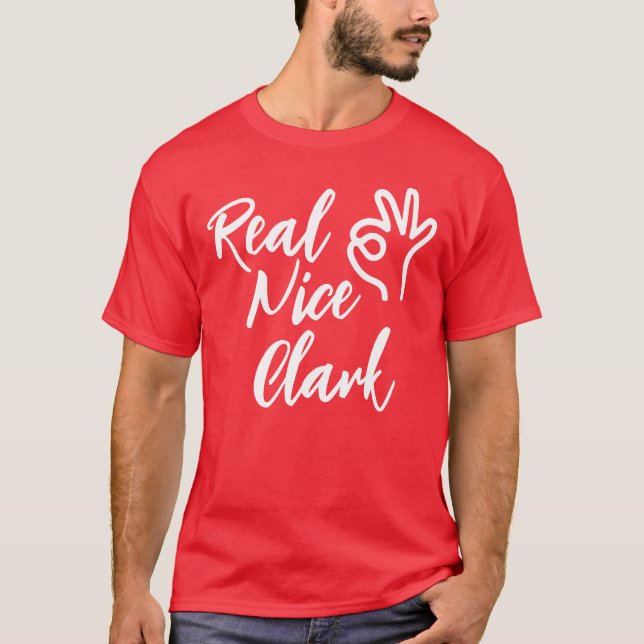 Camiseta Navidad Clark de Niza Real (Anverso)