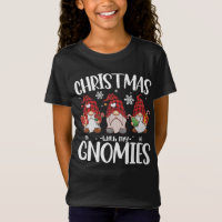 Navidad con mis Gnomies Búfalo Cuadros Rojos Gnome