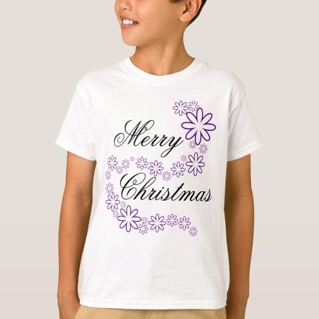 Camiseta Navidad Copo de Nieve (Anverso)