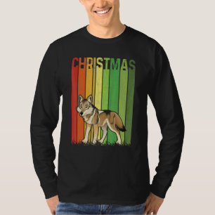 Camiseta Navidad Coyote Retro Lindo Grupo Emparejamiento Xm