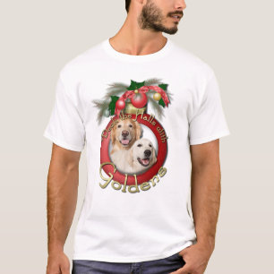 Camiseta Navidad - cubierta los pasillos - corona Tebow de