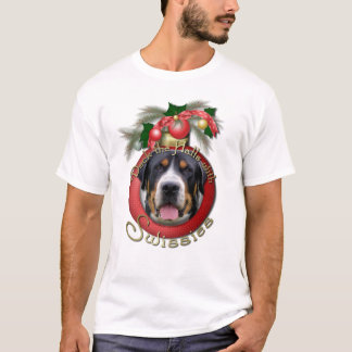Camiseta Navidad - cubierta los pasillos - Swissies