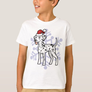 Camiseta Navidad dálmata