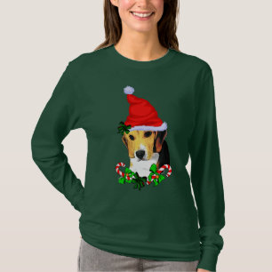 Camiseta Navidad de Amantes de Beagle
