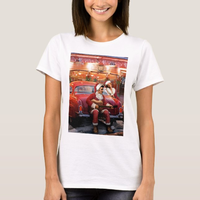 Camiseta Navidad de Elvis y de Marilyn (Anverso)