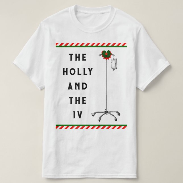 Camiseta Navidad de Enfermera Divertida (Diseño del anverso)