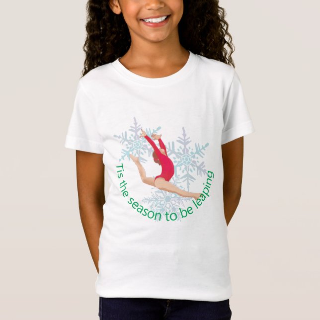 Camiseta Navidad de la gimnasia (Anverso)