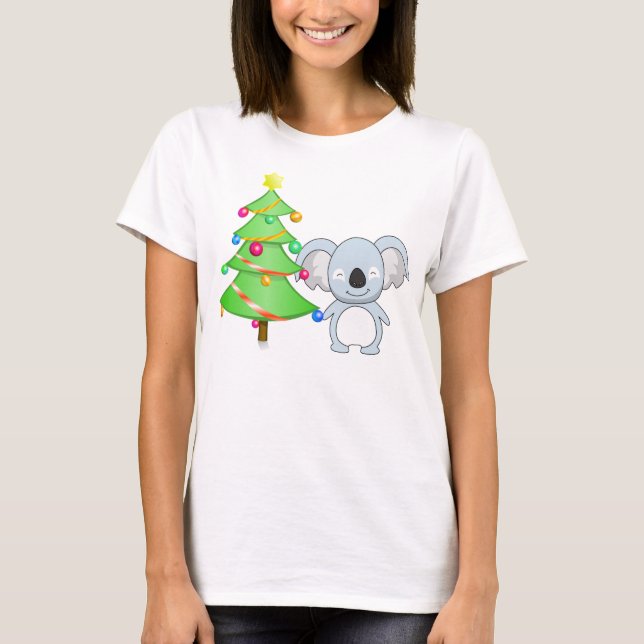 Camiseta Navidad de la koala (Anverso)