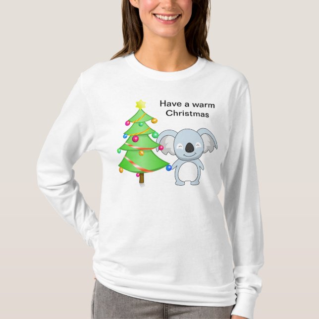 Camiseta Navidad de la koala (Anverso)
