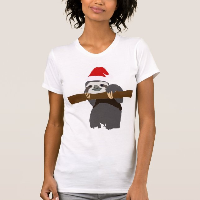 Camiseta Navidad de la pereza (Anverso)
