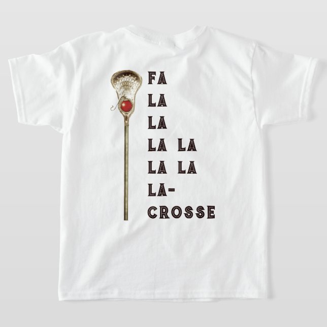 Camiseta Navidad de Lacrosse (Distribución Reverso )