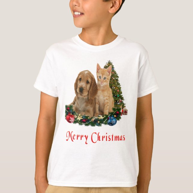 Camiseta Navidad de los animales (Anverso)