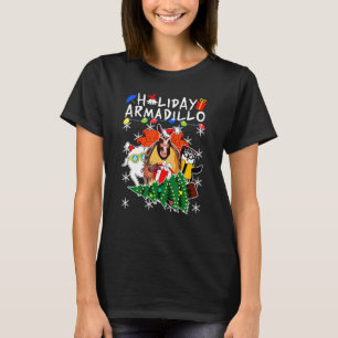 Camiseta Navidad de los animales del Armadillo de Navidad