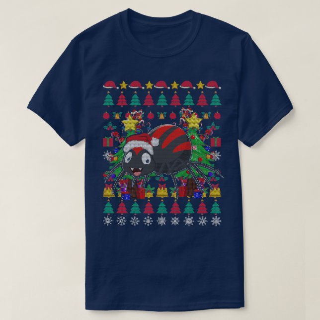 Camiseta Navidad de los Navidades feos de Spider (Diseño del anverso)