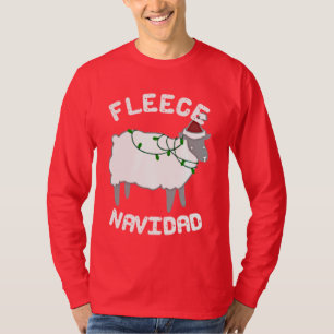 Camiseta Navidad de Navidad del paño grueso y suave