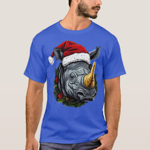 Camiseta Navidad de Rinoceronte