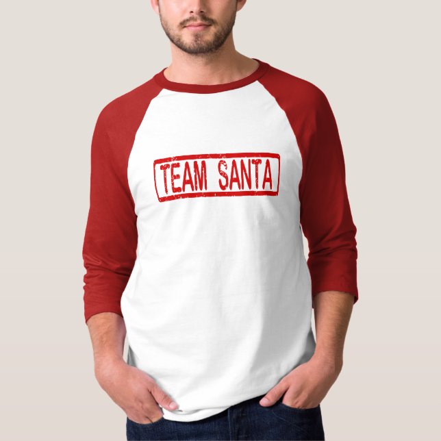 Camiseta Navidad de Santa del equipo (Anverso)