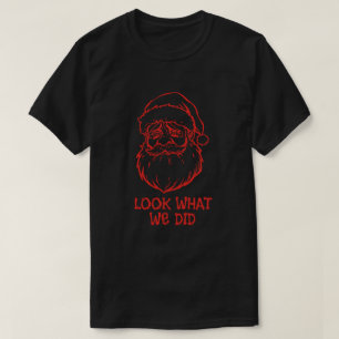 Camiseta Navidad de Santa Triste