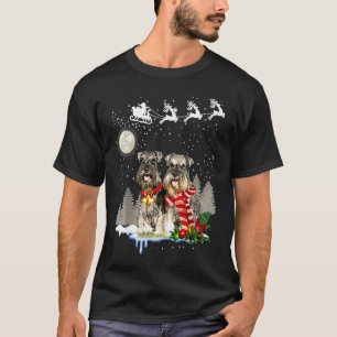 Camiseta Navidad de Schnauzer miniatura