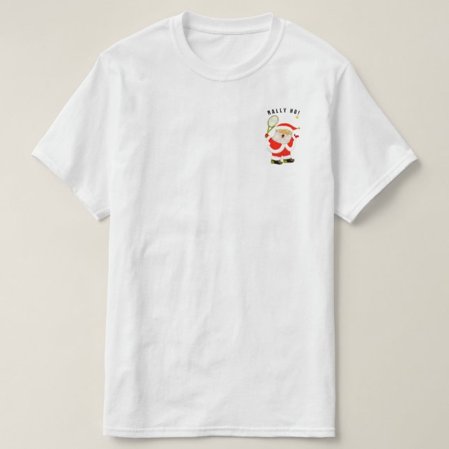 Camiseta Navidad de tenis (Diseño del anverso)