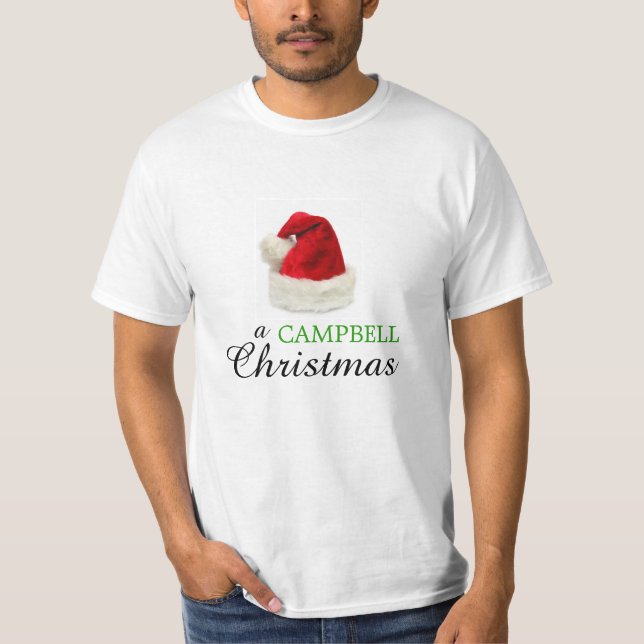 Camiseta Navidad de una CAMPBELL (Anverso)
