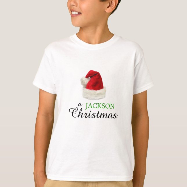 Camiseta Navidad de una JACKSON (Anverso)