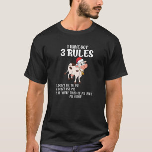 Camiseta Navidad de vaca