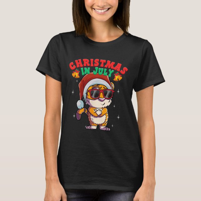 Camiseta Navidad de Verano en Julio  (Anverso)