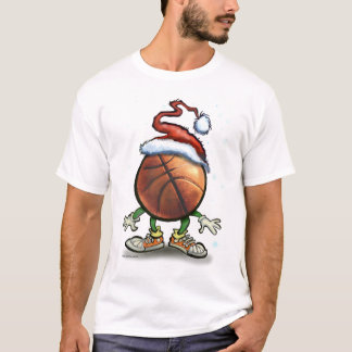 Camiseta Navidad del baloncesto