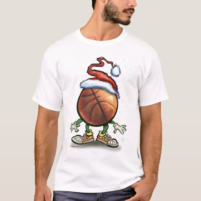 Camiseta Navidad del baloncesto (Anverso)