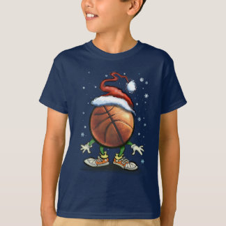 Camiseta Navidad del baloncesto
