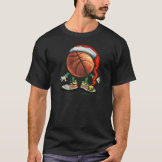 Camiseta Navidad del baloncesto