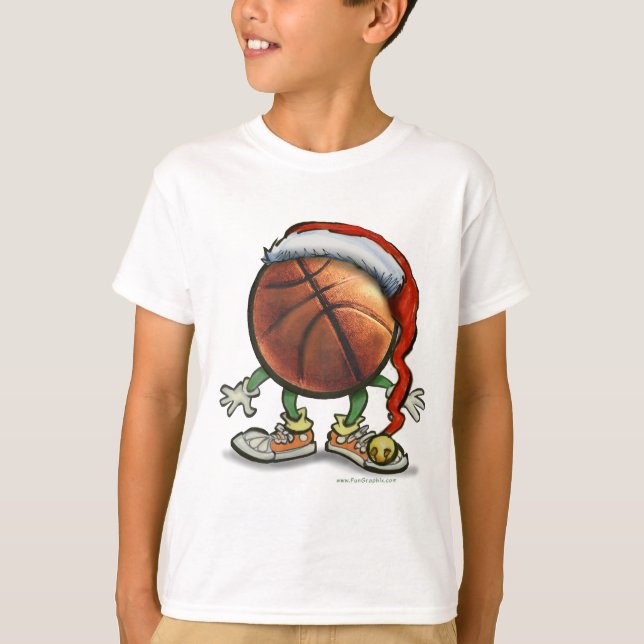 Camiseta Navidad del baloncesto (Anverso)