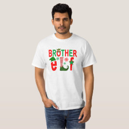 Camiseta navidad del duende del hermano.