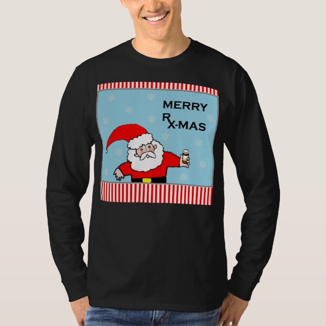 Camiseta navidad del farmacéutico (Anverso)