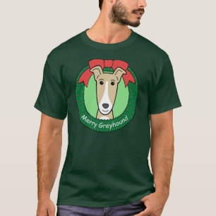 Camiseta Navidad del galgo