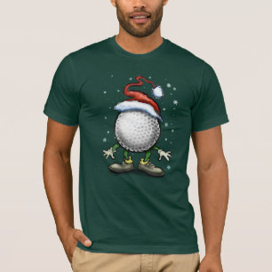 Camiseta Navidad del golf
