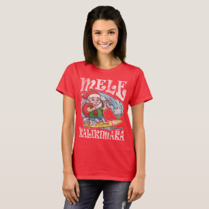 Camiseta Navidad del Hawaiian de Mele Kalikimaka