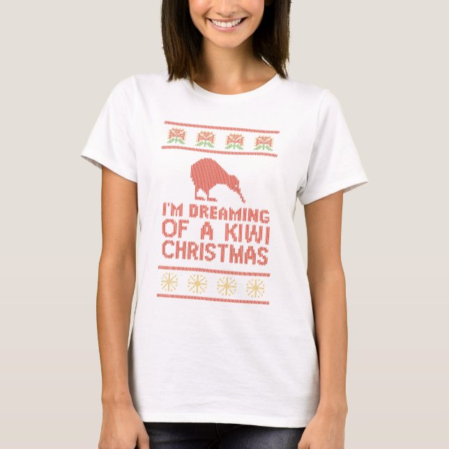 Camiseta Navidad del kiwi (Anverso)