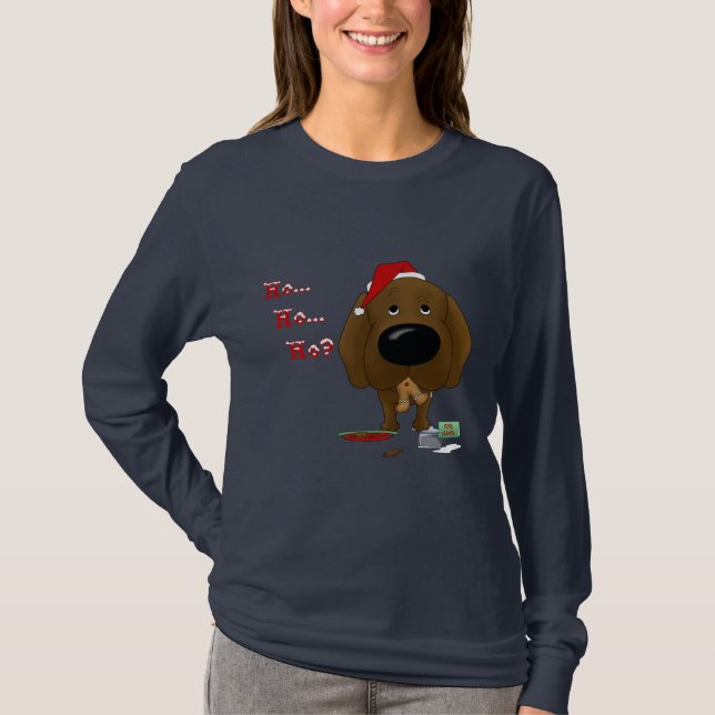 Camiseta Navidad del labrador retriever (Anverso)